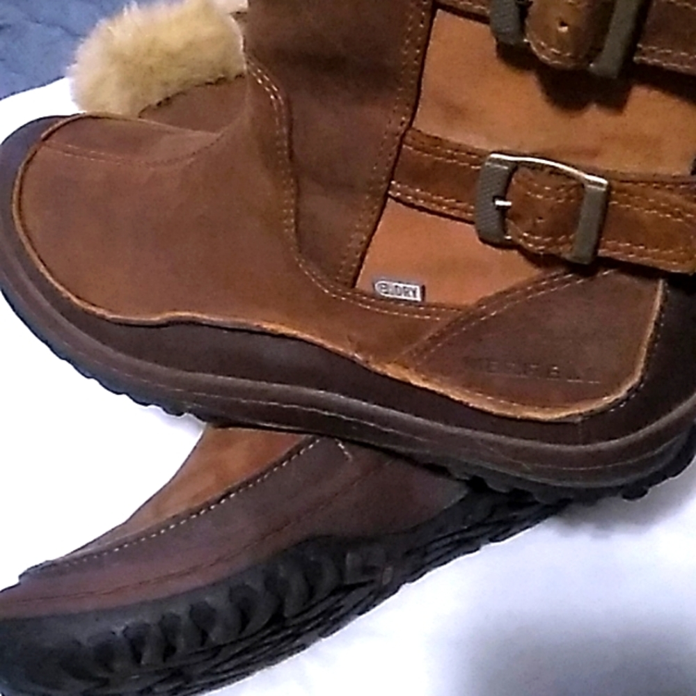 Women's Merrill suede-like boots